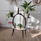 Porte-plantes en Formica années 60