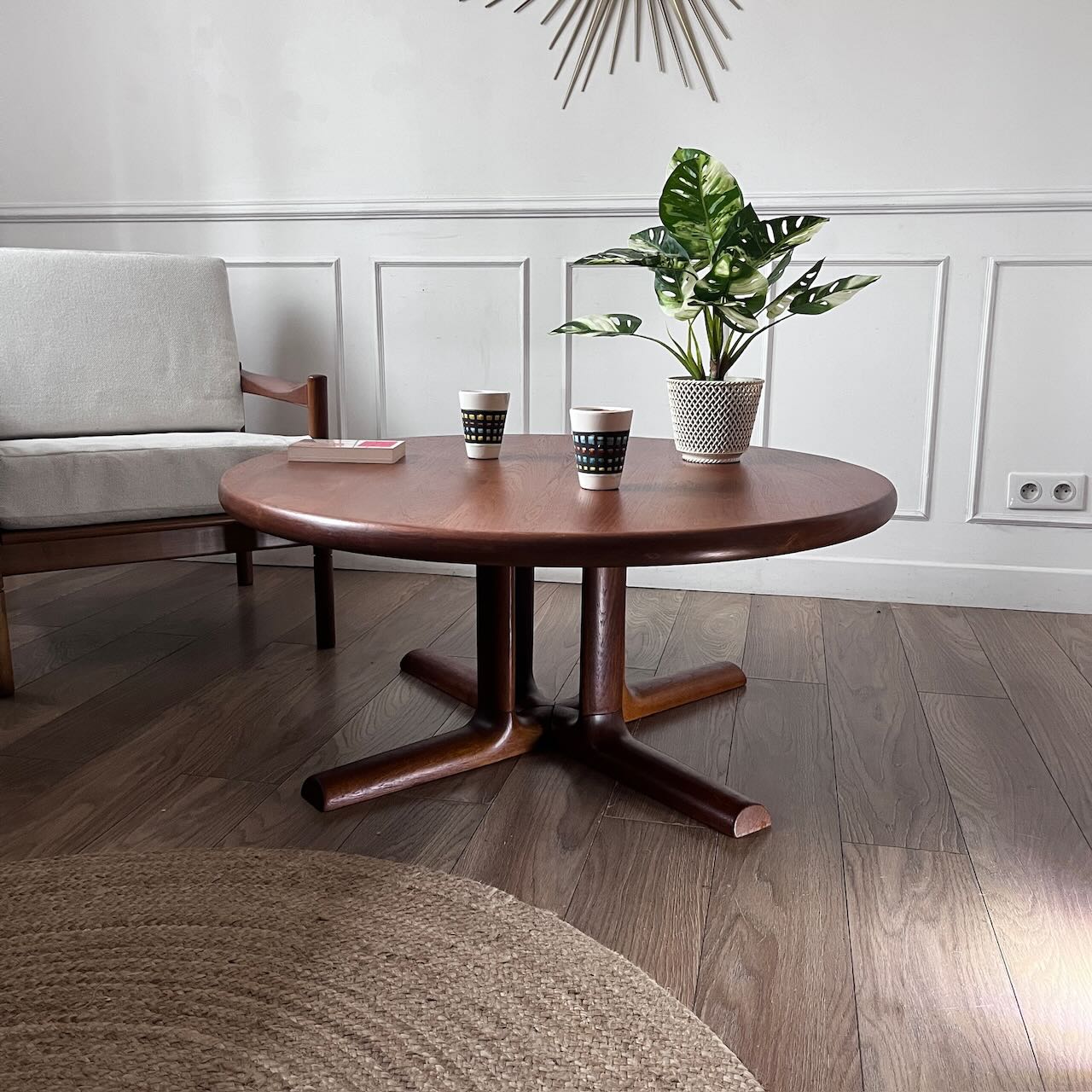 Table basse en teck Dyrlund