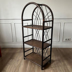 Petite étagère en rotin