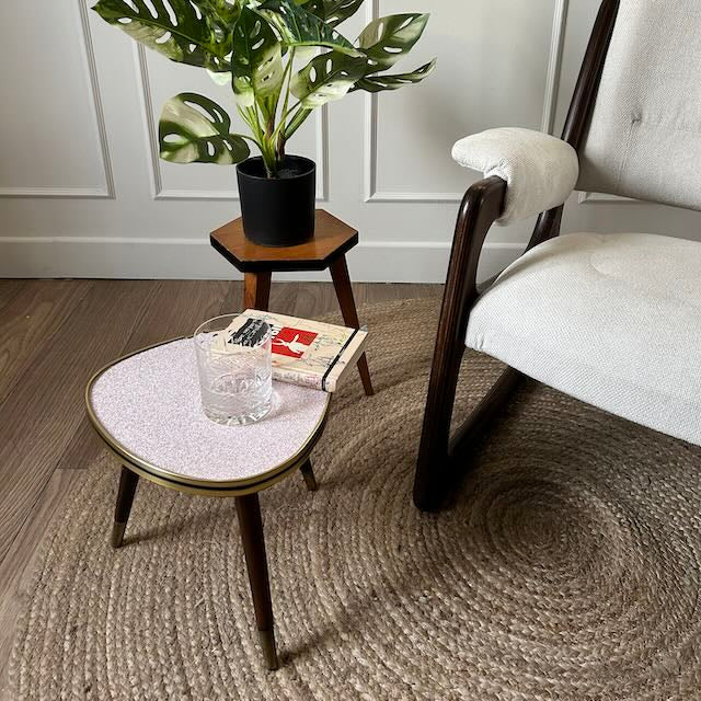 Porte-plantes vintage paillettes 5