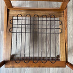 Fauteuil scandinave tissu blanc