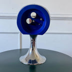 Réveil vintage Europa chrome et rouge