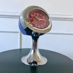 Réveil vintage Europa chrome et rouge