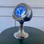 Réveil vintage Europa chrome et bleu