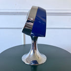 Réveil vintage Europa chrome et bleu