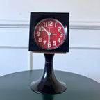 Réveil vintage Europa carré noir