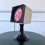 Réveil vintage Europa carré noir