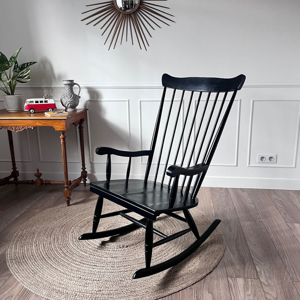 Rocking Chair noir 6
