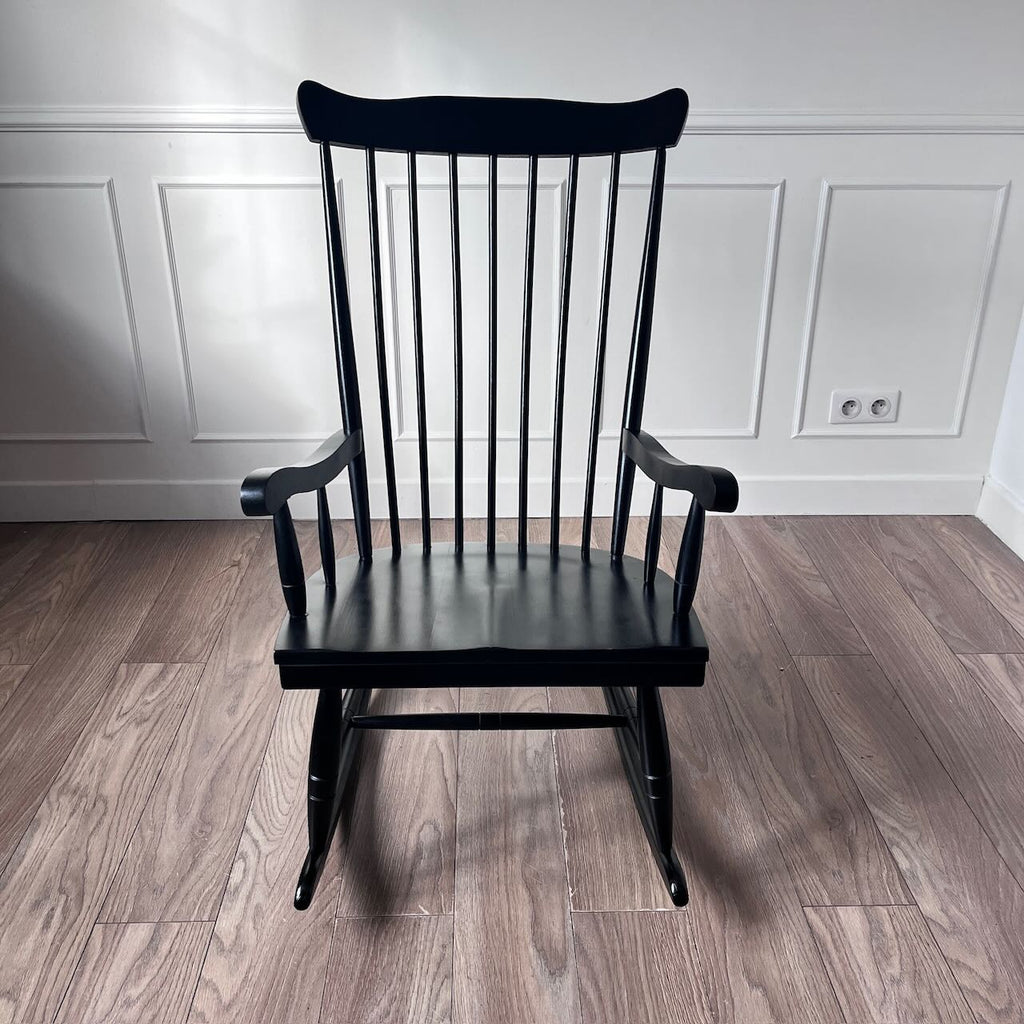 Rocking Chair noir 8