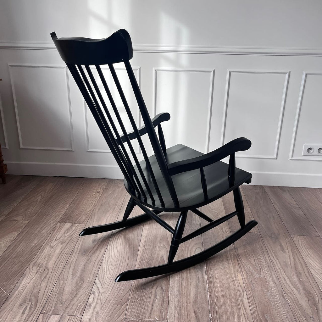 Rocking Chair noir 11