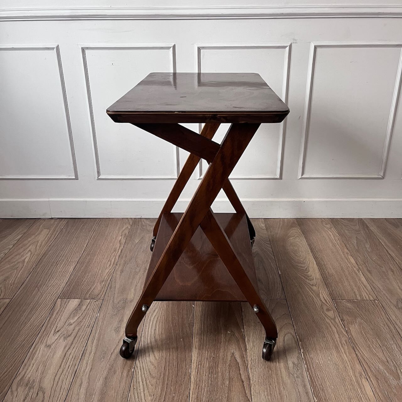 Desserte en bois années 60