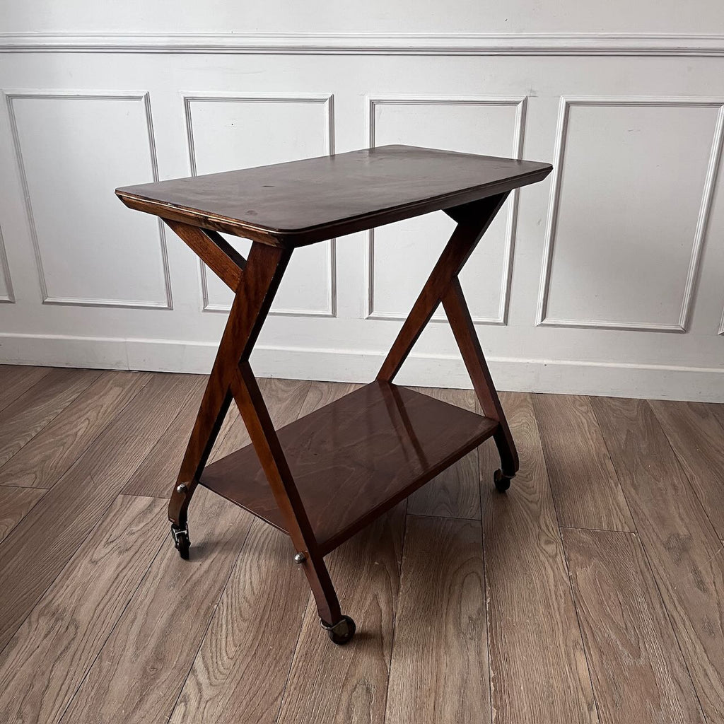 Desserte en bois années 60