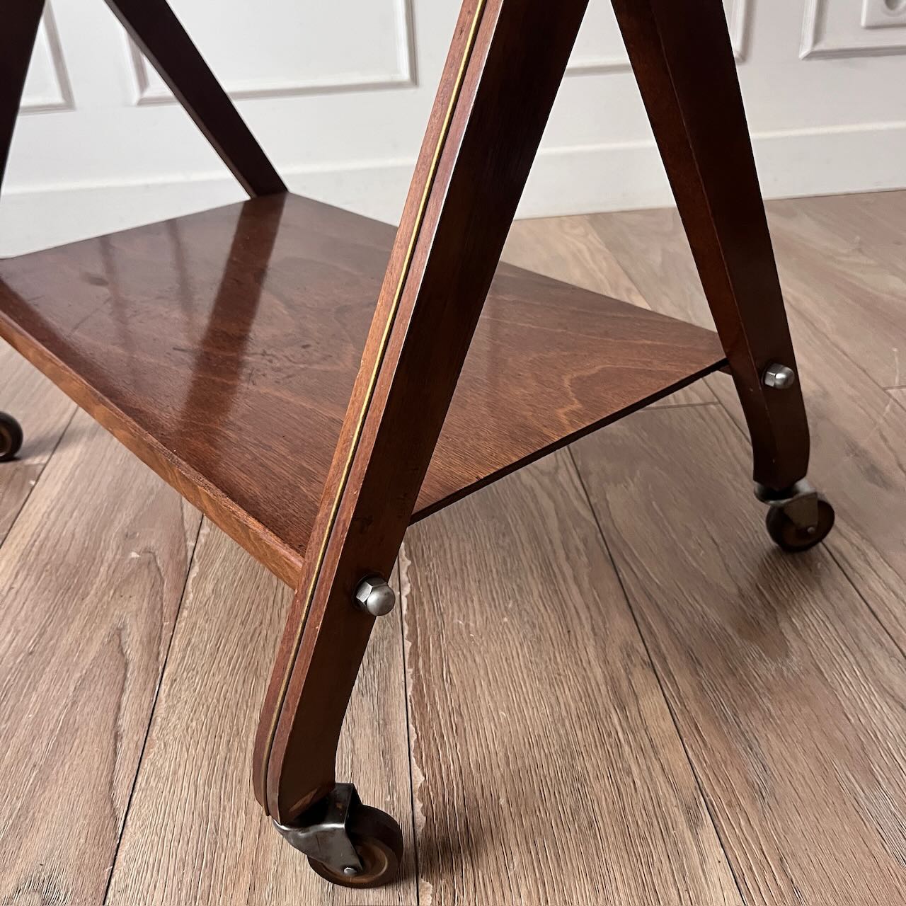 Desserte en bois années 60