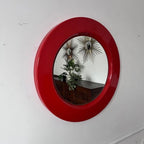 Miroir années 70 rouge 5