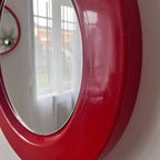 Miroir années 70 rouge 4
