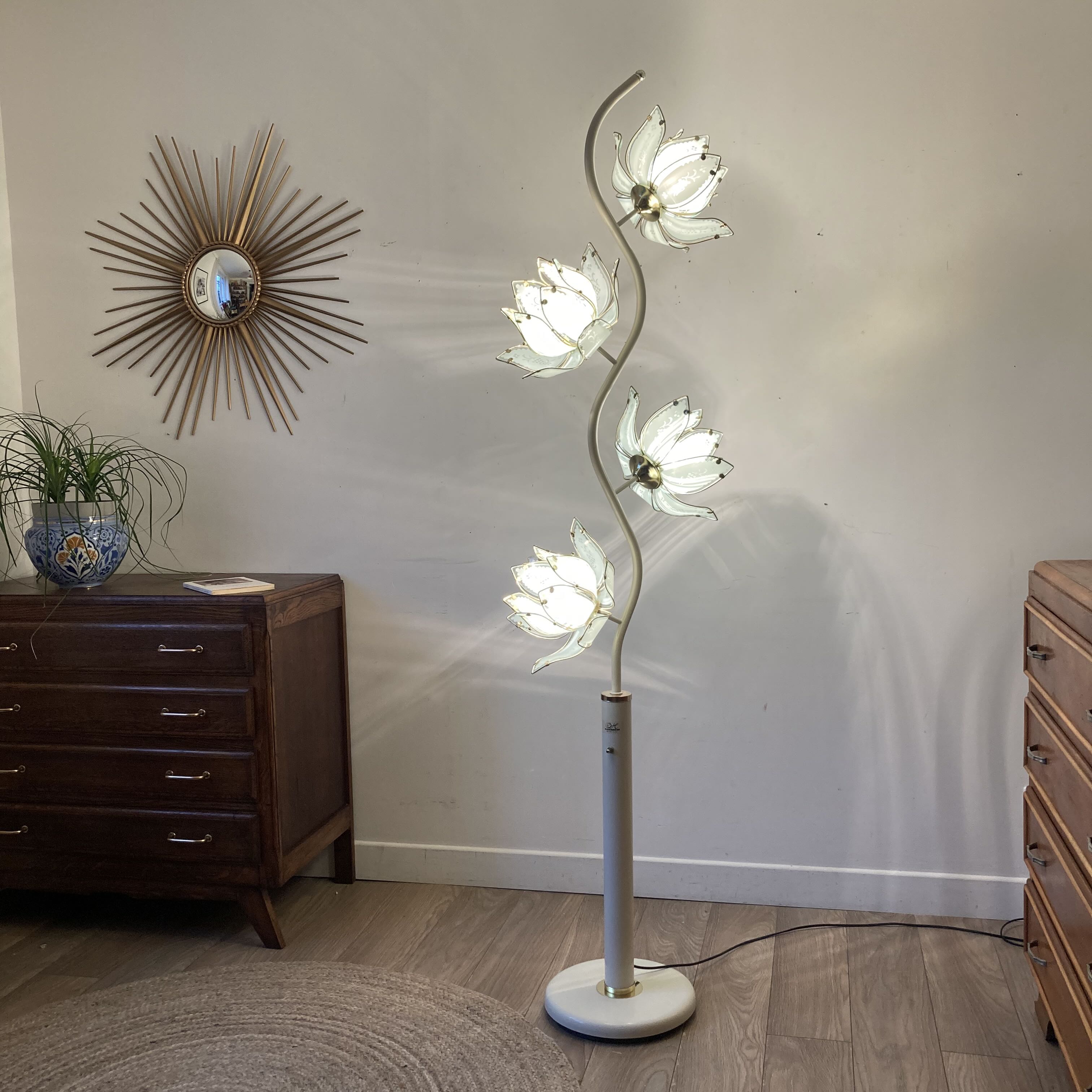 Lampadaire lotus