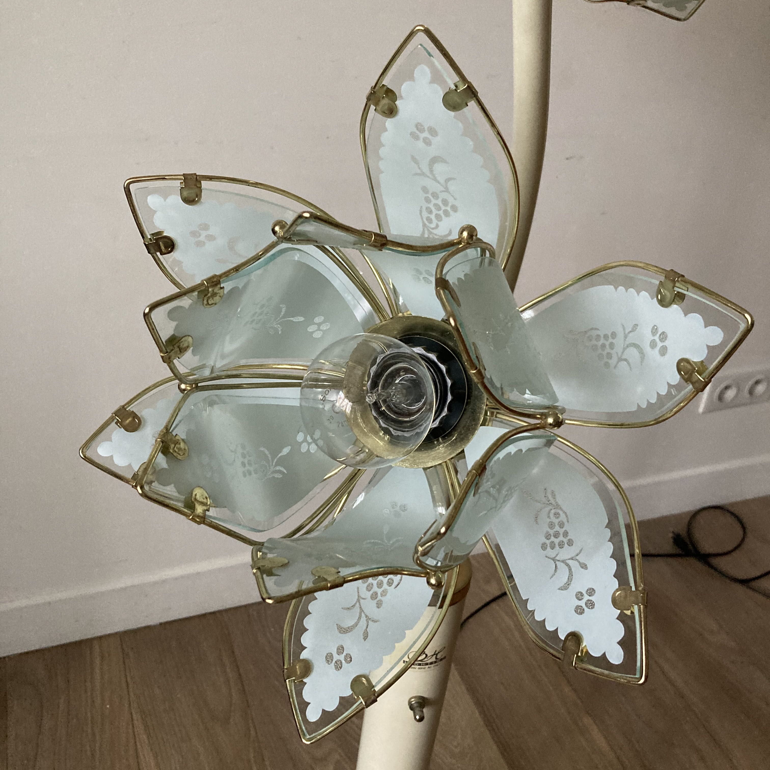 Lampadaire lotus