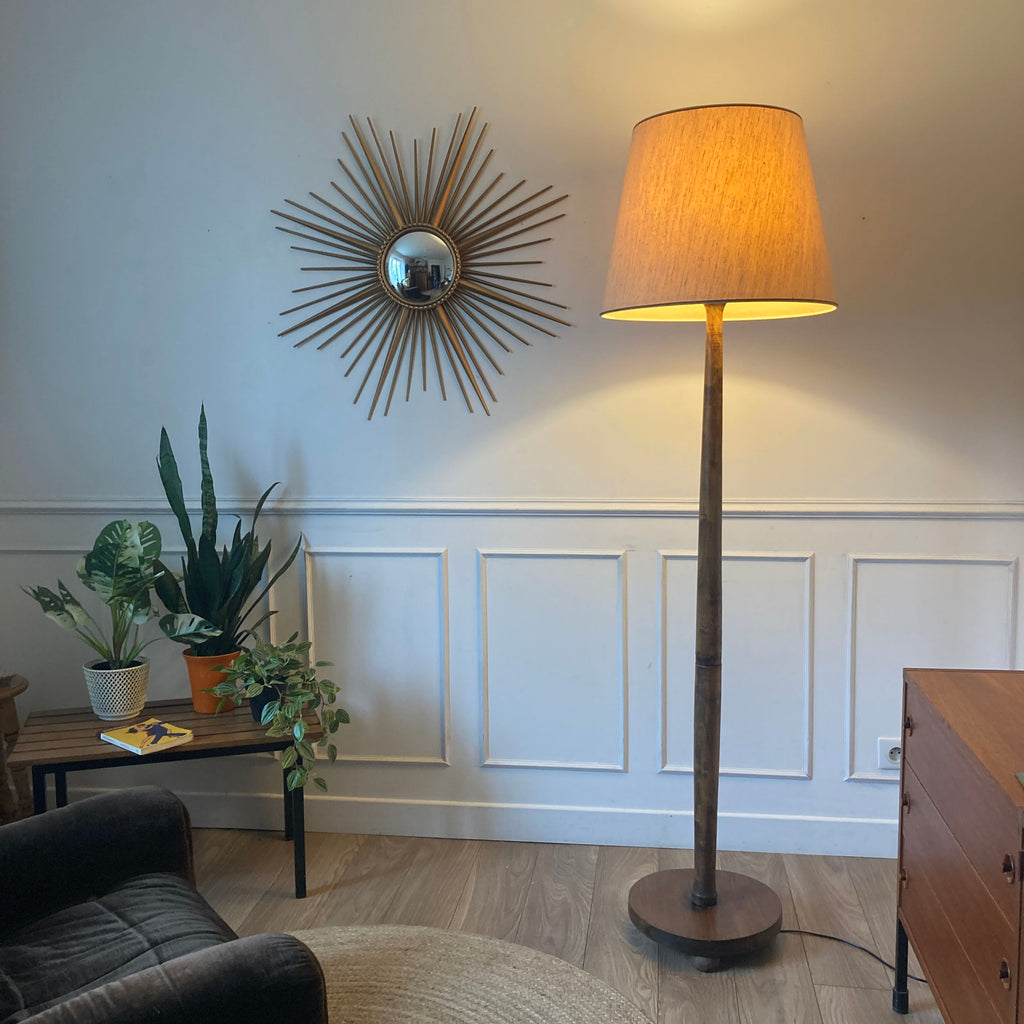 Lampadaire tout bois