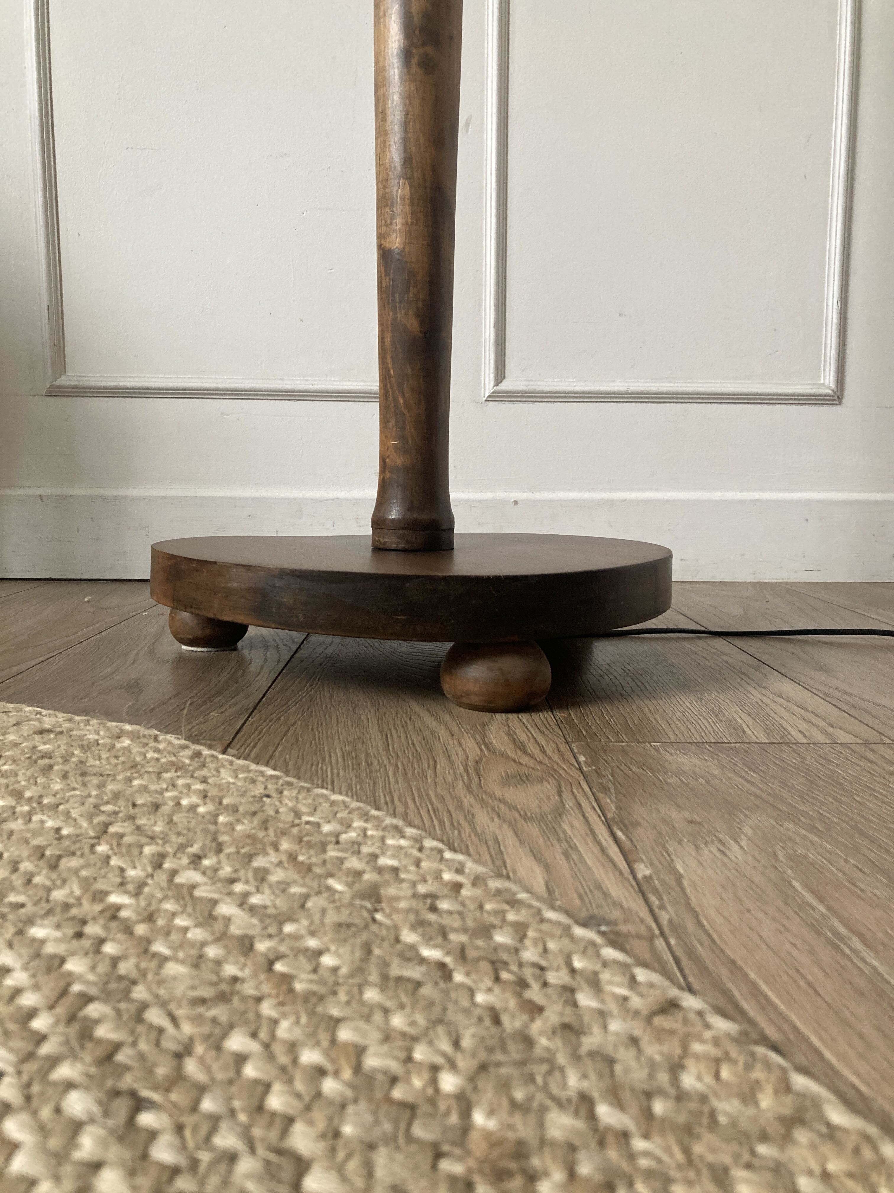 Lampadaire tout bois