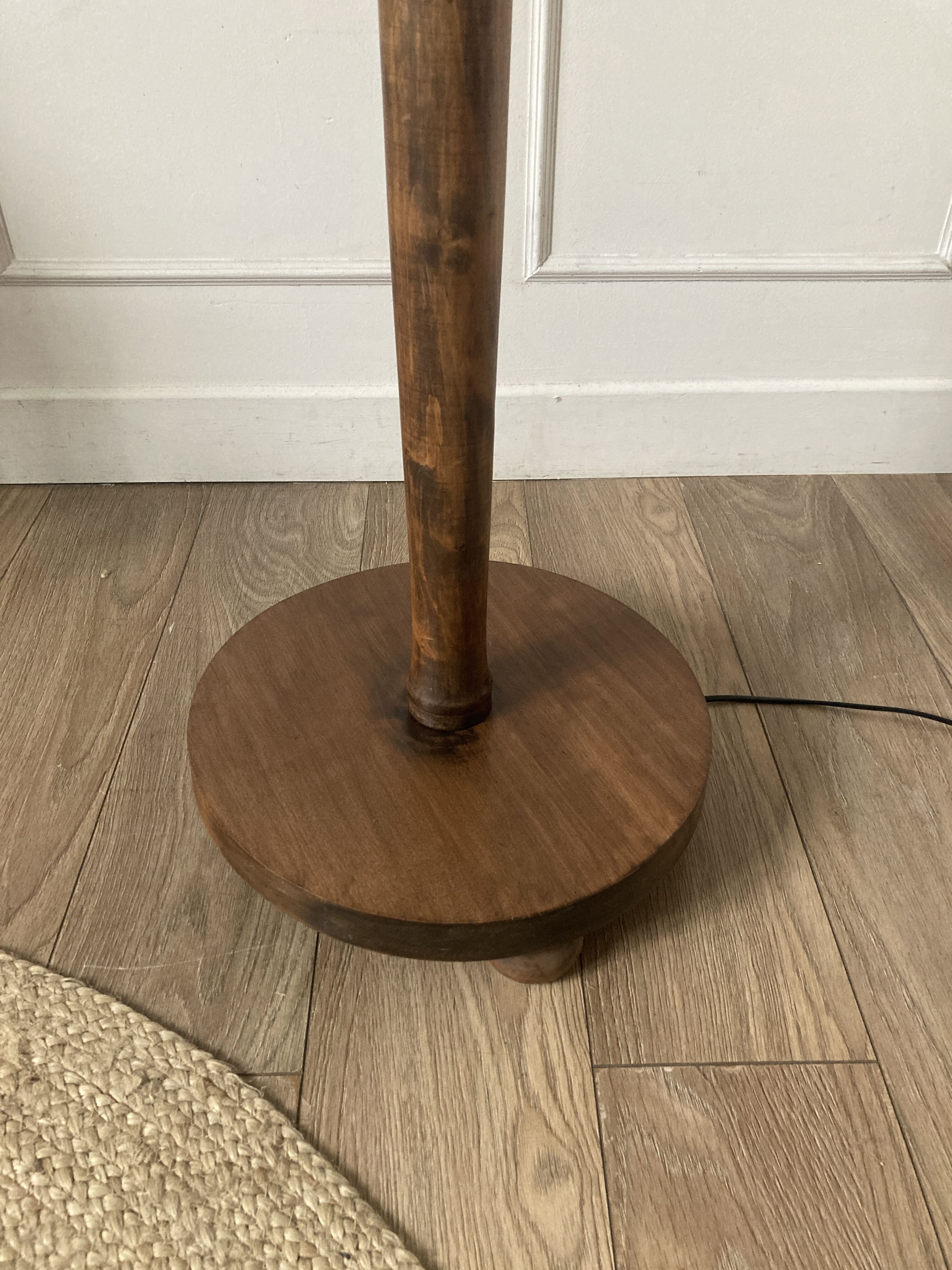Lampadaire tout bois