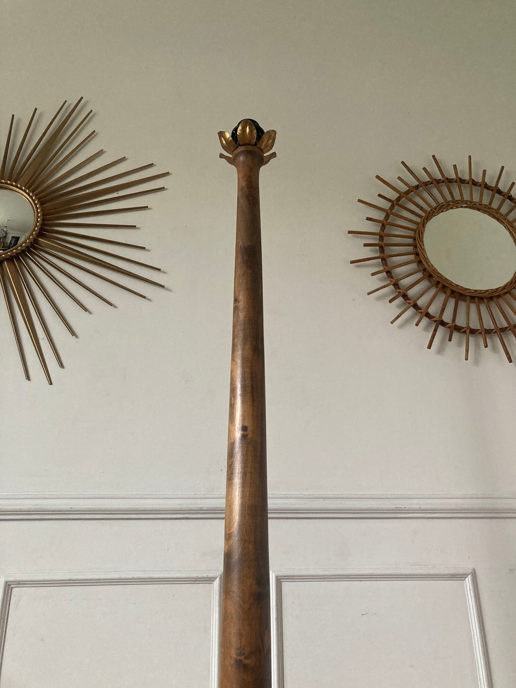 Lampadaire tout bois