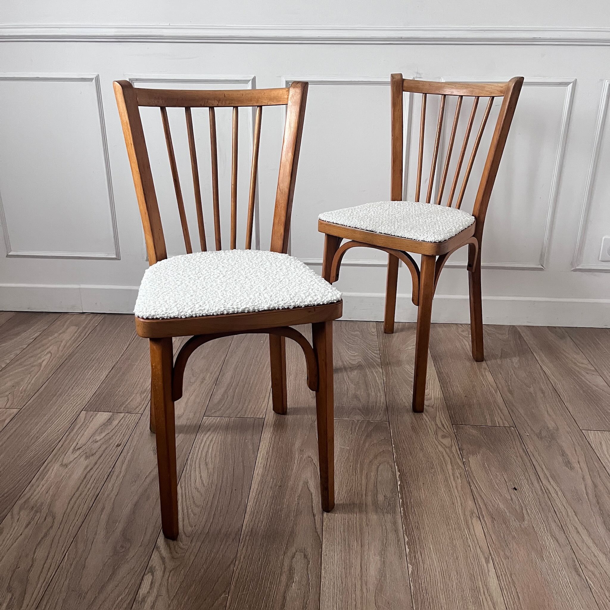Paire de chaises bistrot Baumann