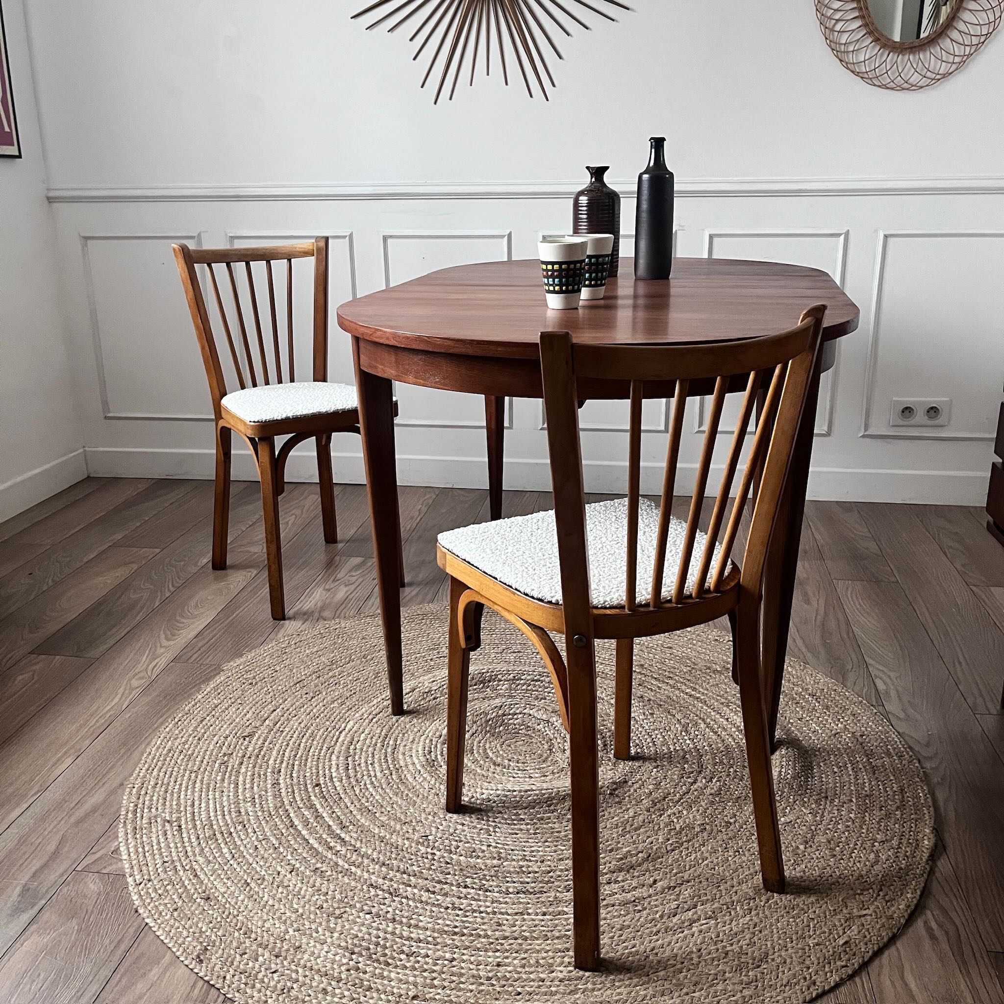 Paire de chaises bistrot Baumann