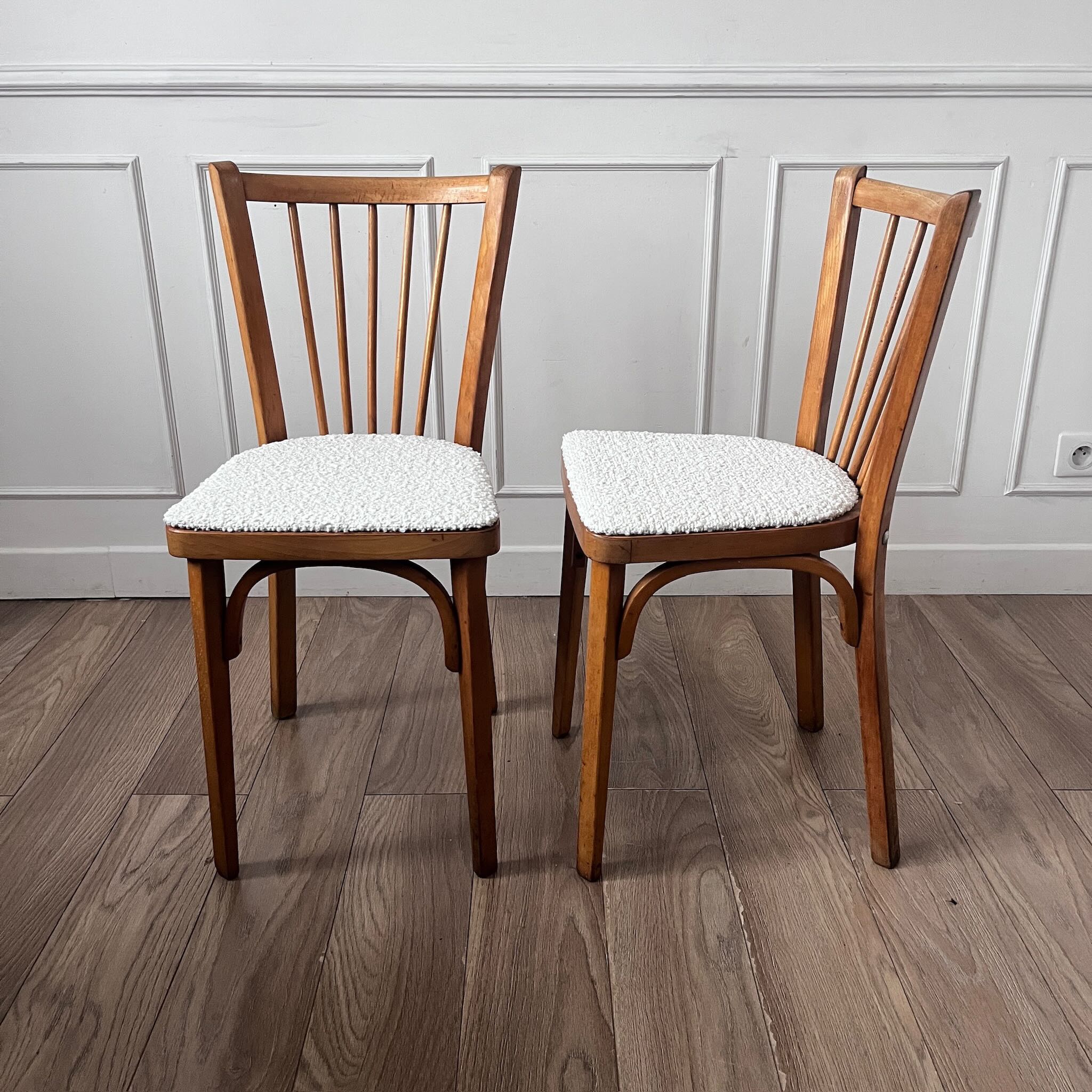 Paire de chaises bistrot Baumann