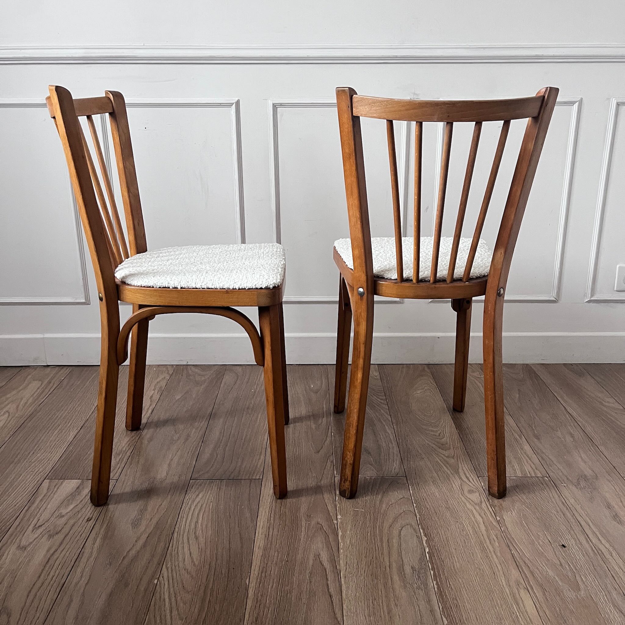 Paire de chaises bistrot Baumann