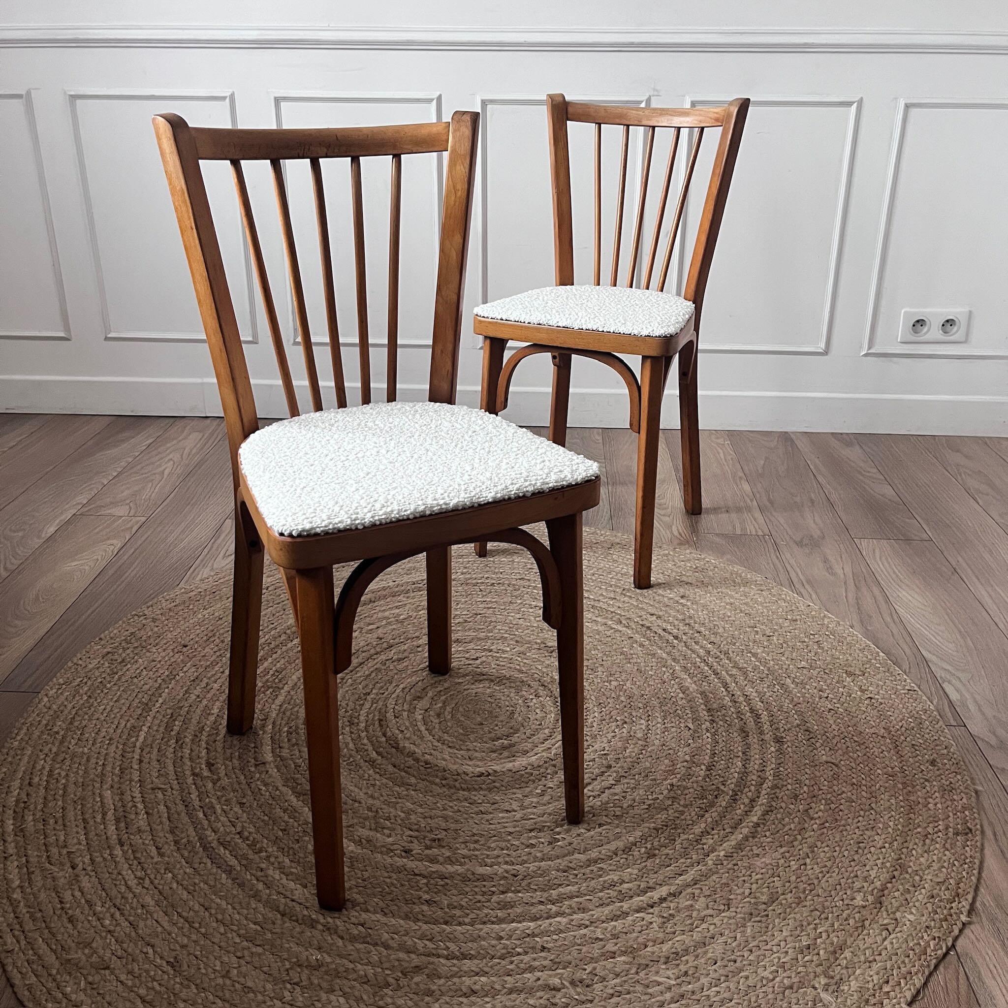 Paire de chaises bistrot Baumann
