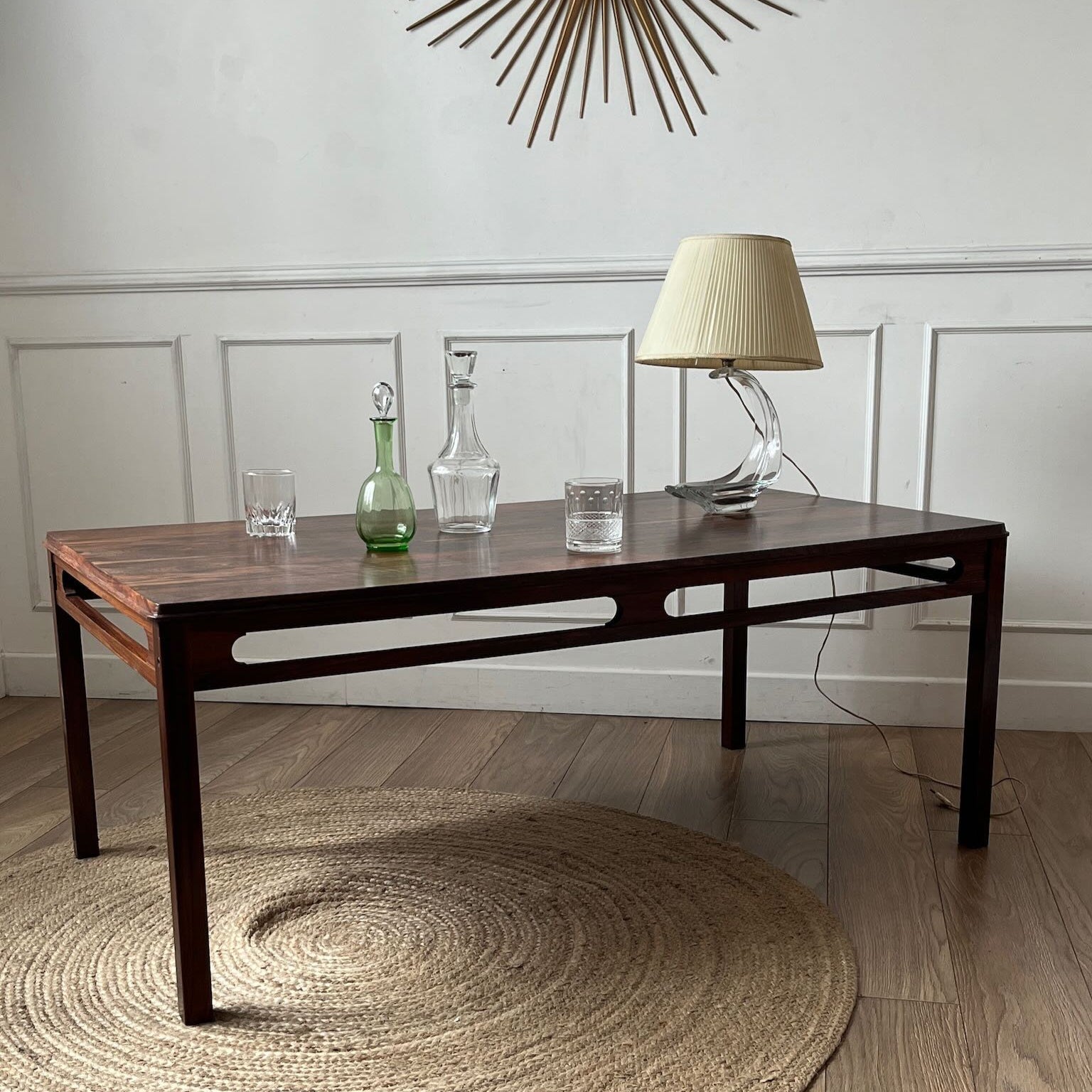 Table basse en palissandre Arne Halvorsen