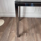 Bureau chrome et verre