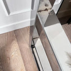 Bureau chrome et verre