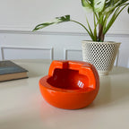 Cendrier orange vintage