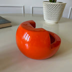 Cendrier orange vintage