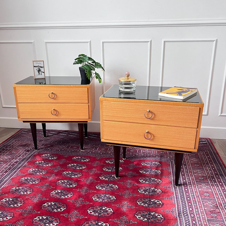 Paire de chevets vintage
