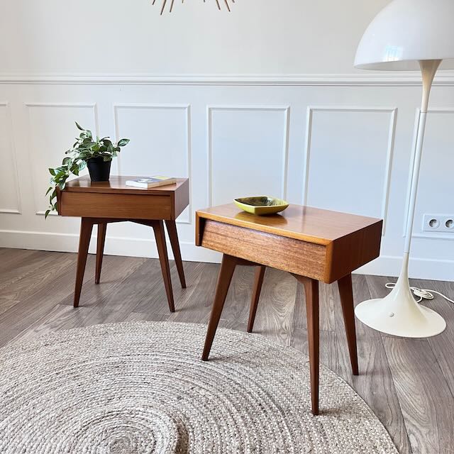 Paire de chevets vintage