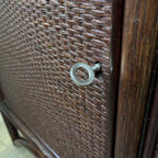 Enfilade en rotin et cannage