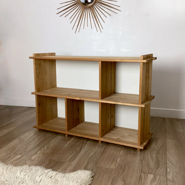 Etagère meuble TV en pin