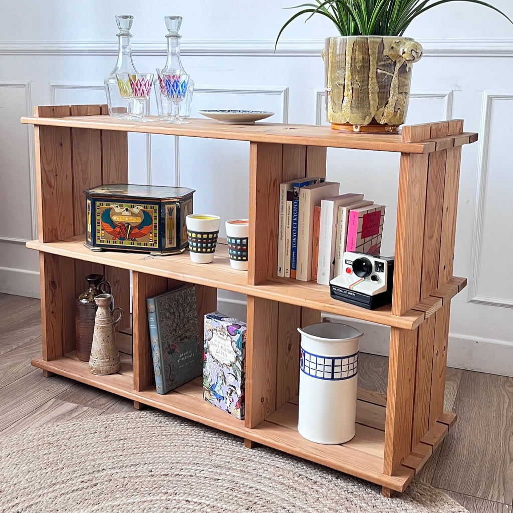 Etagère meuble TV en pin