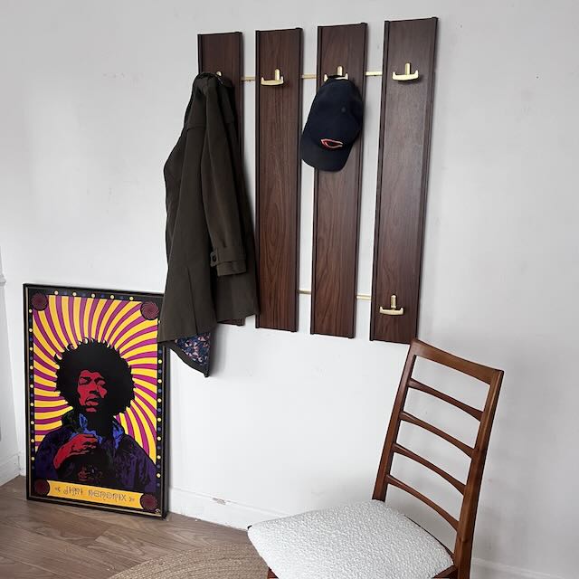 Porte-manteau mural vintage