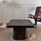 Table basse brutaliste de Paul Kingma