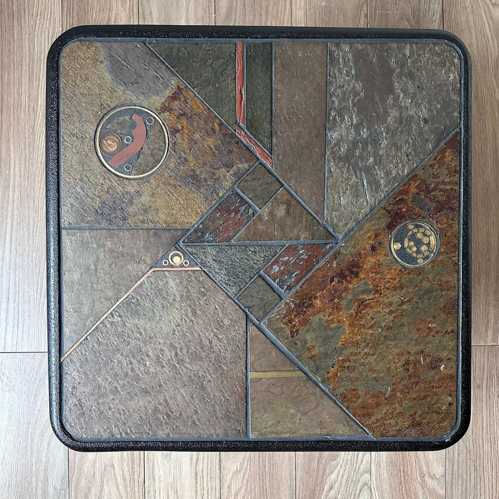 Table basse brutaliste de Paul Kingma