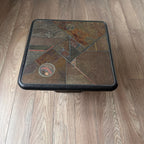 Table basse brutaliste de Paul Kingma