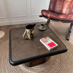 Table basse brutaliste de Paul Kingma