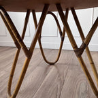 Table basse en rotin