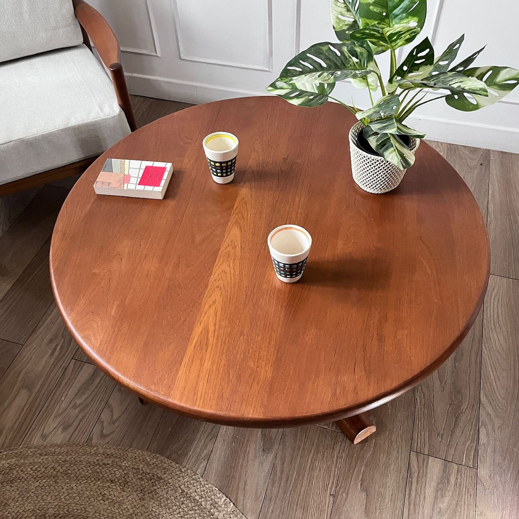 Table basse en teck Dyrlund