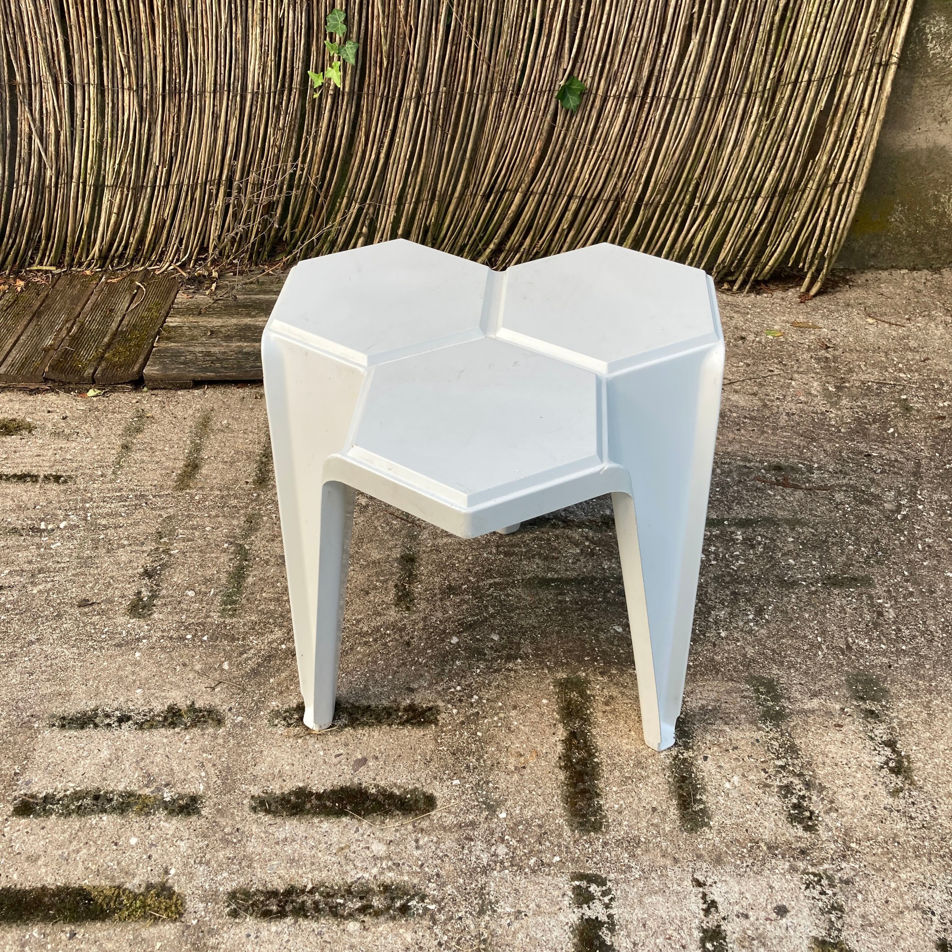 Table d'appoint en plastique vintage
