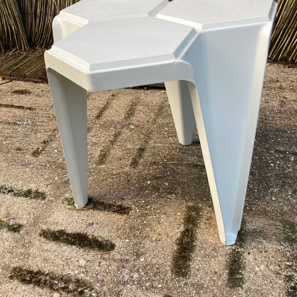 Table d'appoint en plastique vintage