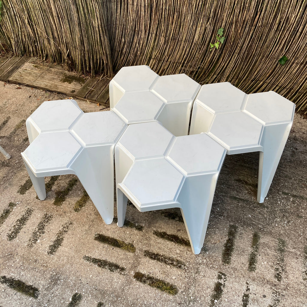Table d'appoint en plastique vintage
